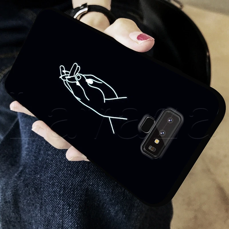 Мягкий силиконовый чехол Lavaza в минималистичном стиле с линиями для Samsung S6 S7 Edge S8 S9