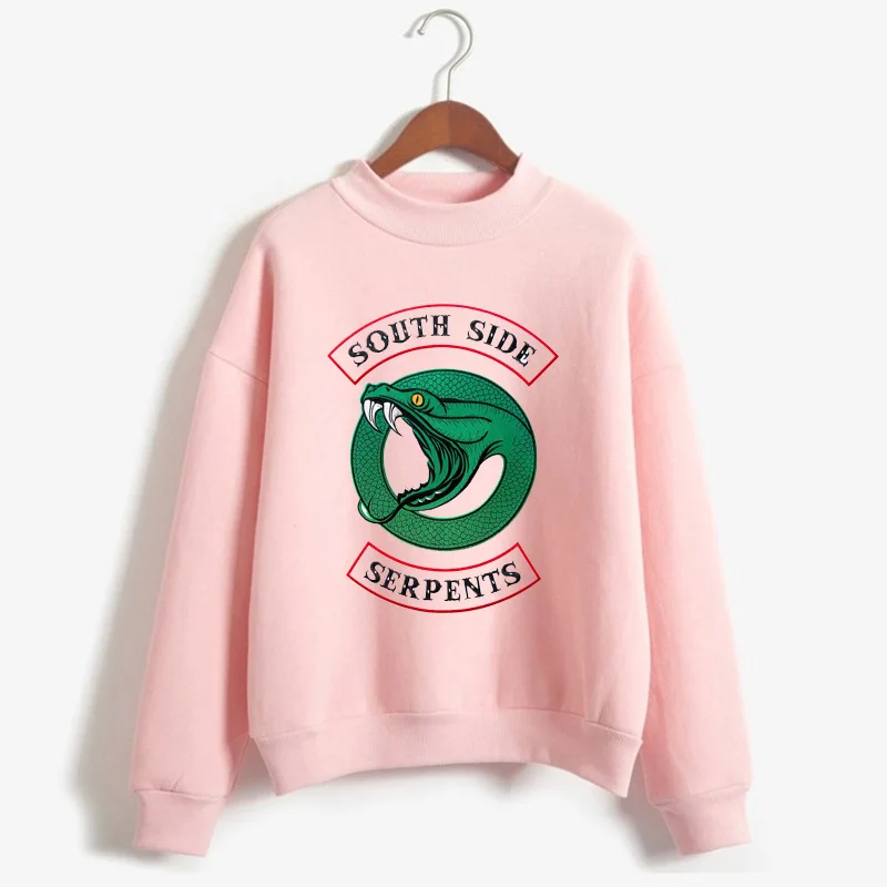 &quotSOUTH SIDE SERPENTS&quot пуловер для женщин Harajuku 2019 ривердейл Женский свитшот со змеиным