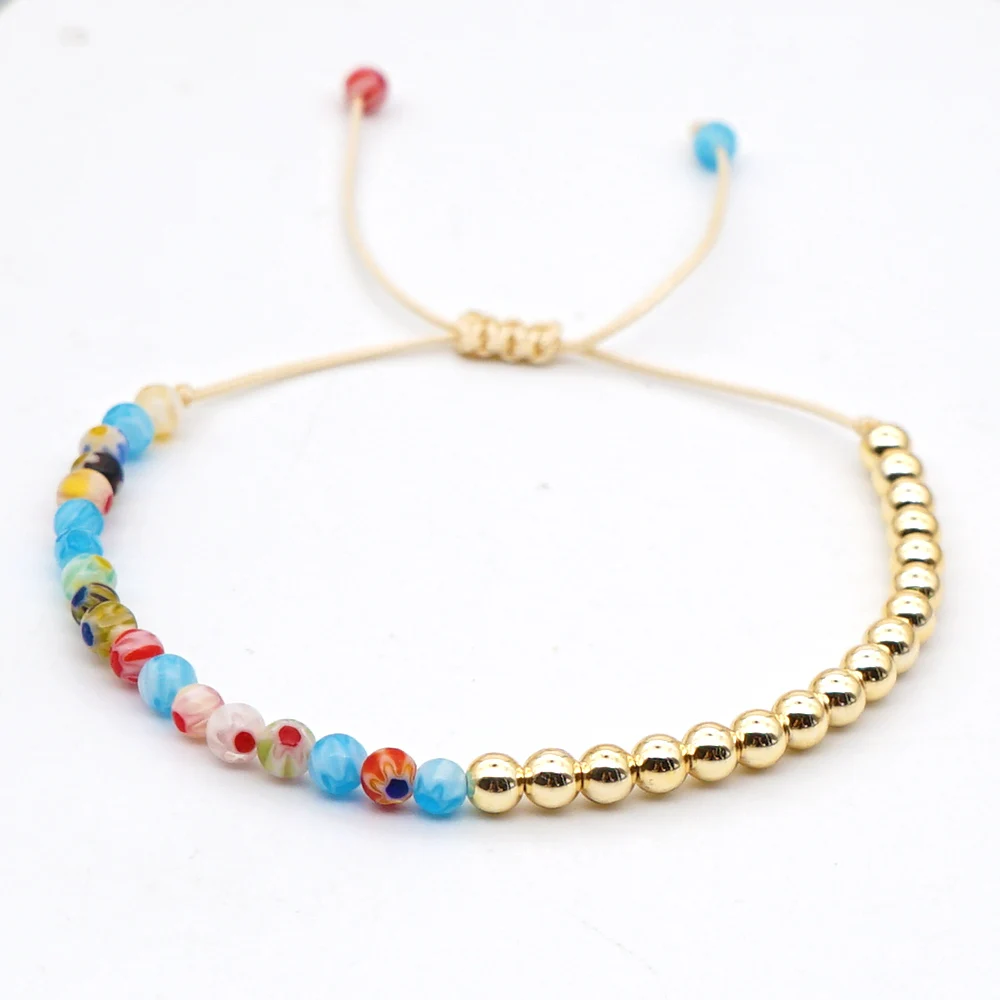 Go2Boho Turkish Evil Eye Bracelets Boho Pulseras Mujer 2020 Handmade Bracelet For Womens Jewellery Japan Inoxidable Golden Beads | Украшения