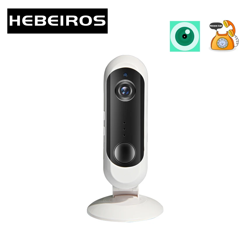 IP камера Hebeiros 1080P HD Wi Fi 2 Мп с аккумулятором 18650|Камеры видеонаблюдения| |
