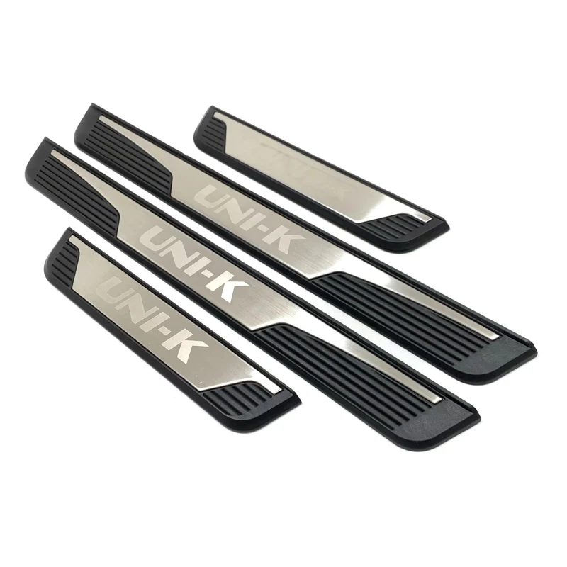 

Аксессуары для стайлинга автомобиля, для Changan UNI-K 2021 2022, защитная Накладка на порог, защита порога, отделка, формирование автомобильной накле...
