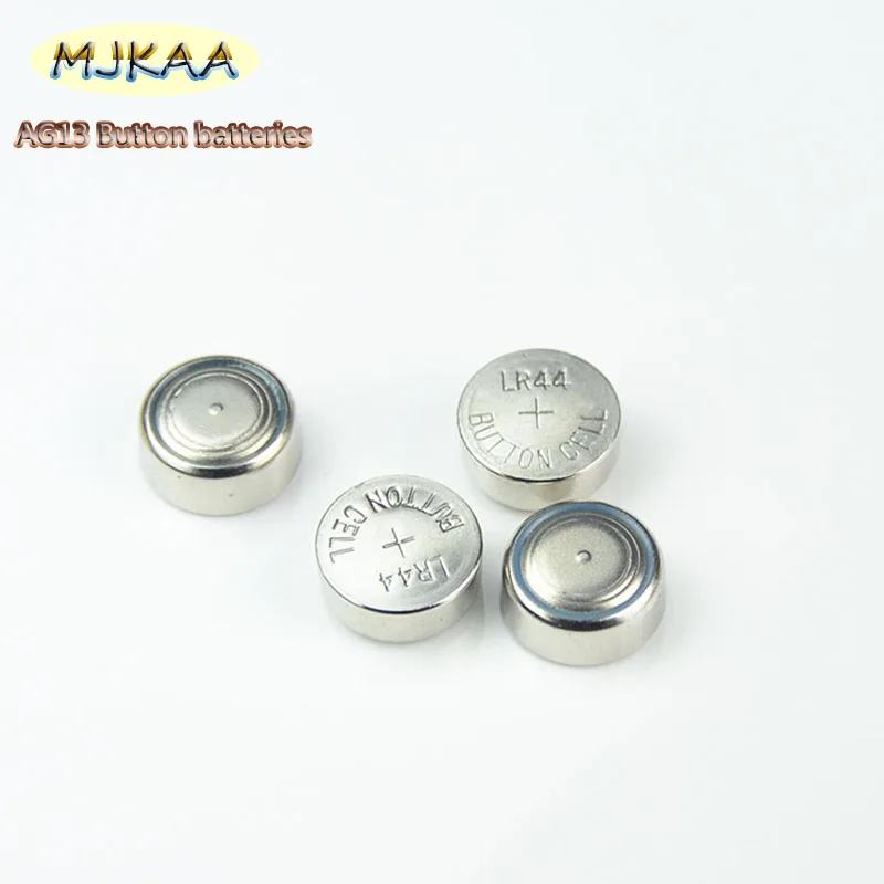 50 шт/MJKAA AG13 1,5 Vbutton батареи SR44SW SP76 L1154 RW82 RW42 Vlr44 357a A76 303 Часы игрушка на батареях LR44 щелочные батареи