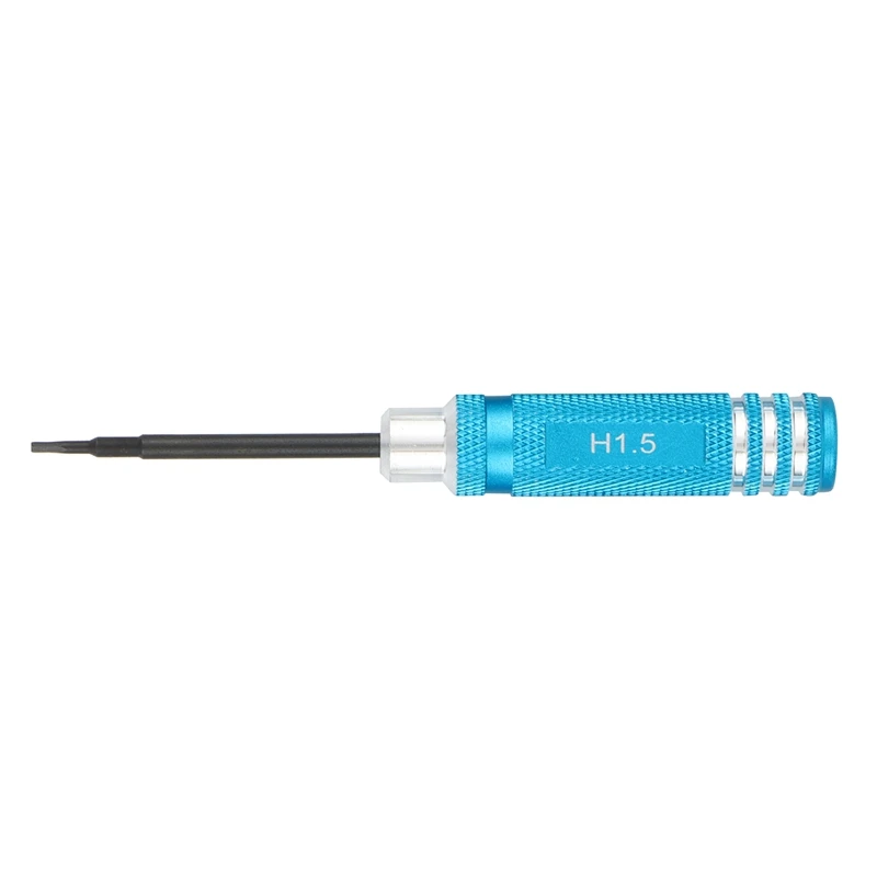 

7Pcs Straight Cross 1.5 2.0 2.5mm Hex Screwdriver 4.0 5.5mm Sleeve Tools Nut Wrench Kit for RC Helicopter Car Drone