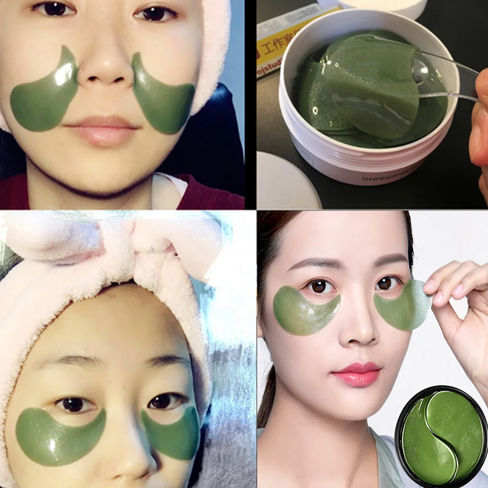 60 шт. увлажняющие Антивозрастные патчи для кожи вокруг глаз от Тёмных кругов и