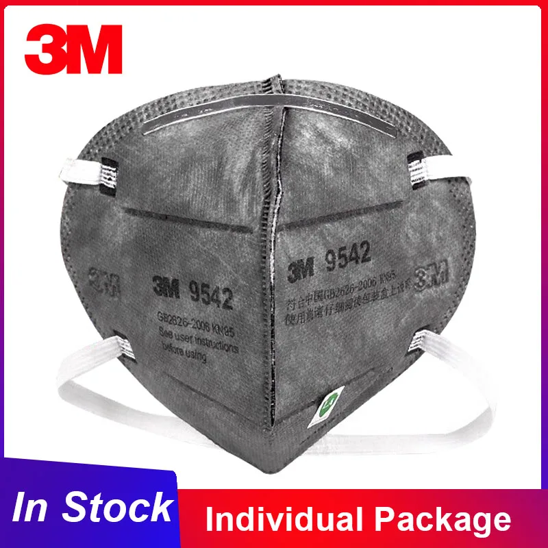 

3M KN95 Mask Individual Package 9541/9542 Reusable Approved Mascarilla Adult Hygienic Safety FFP2 Filter Face Masks Mascarillas