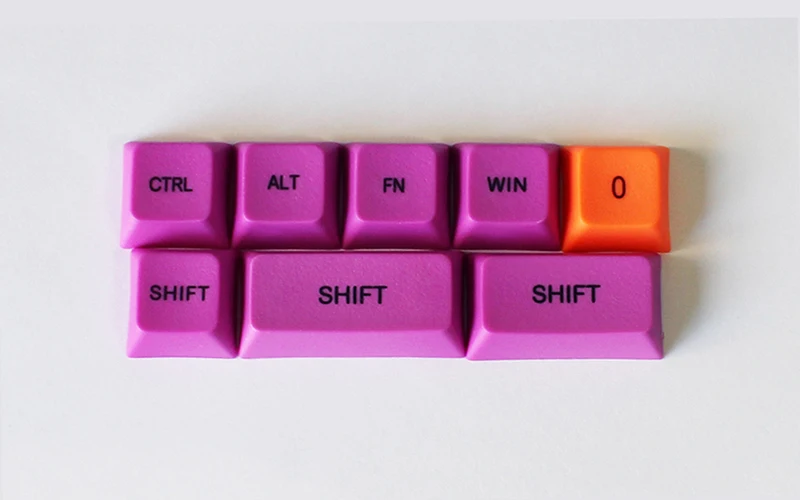 Колпачки для клавиш Dragonfruit XDA PBT колпачки с краской переключателей Cherry MX 61 64 84 96 108