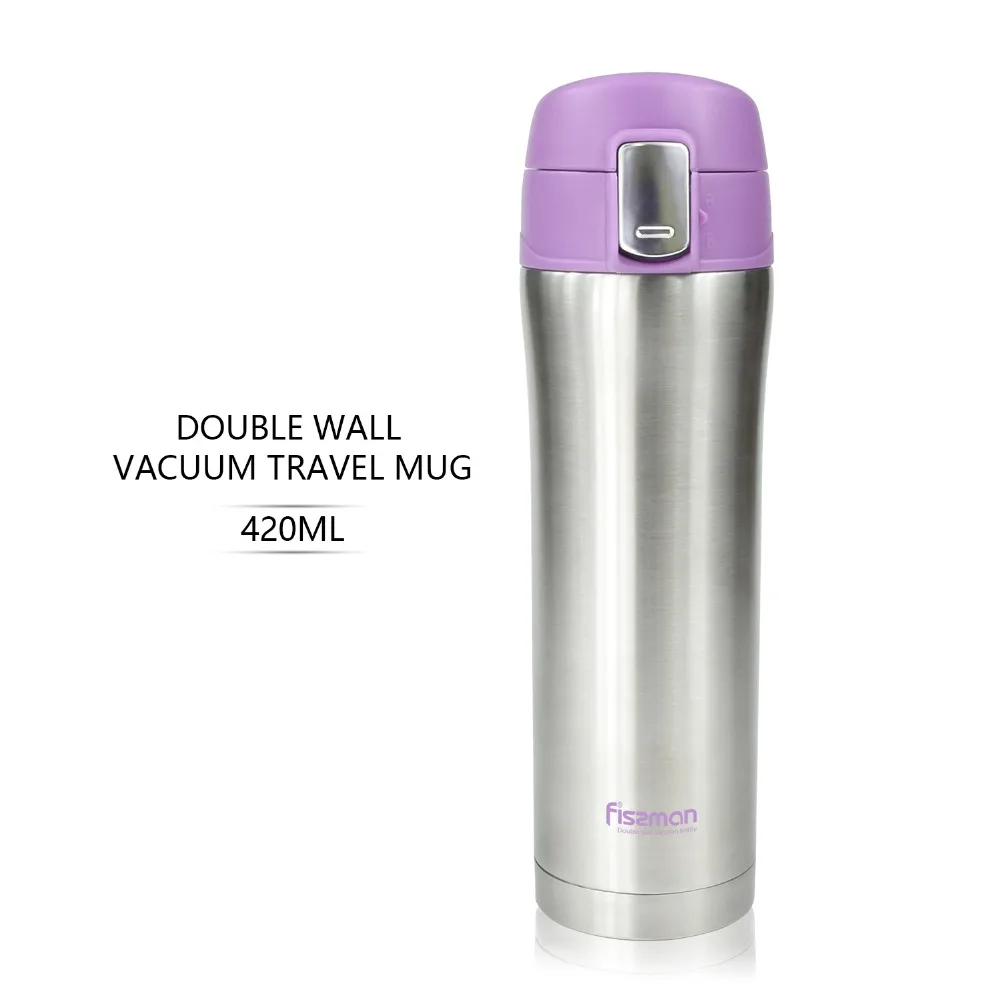 Фиссман 420 мл Вакуумная бутылка с двойными стенками из нержавеющей стали мужской