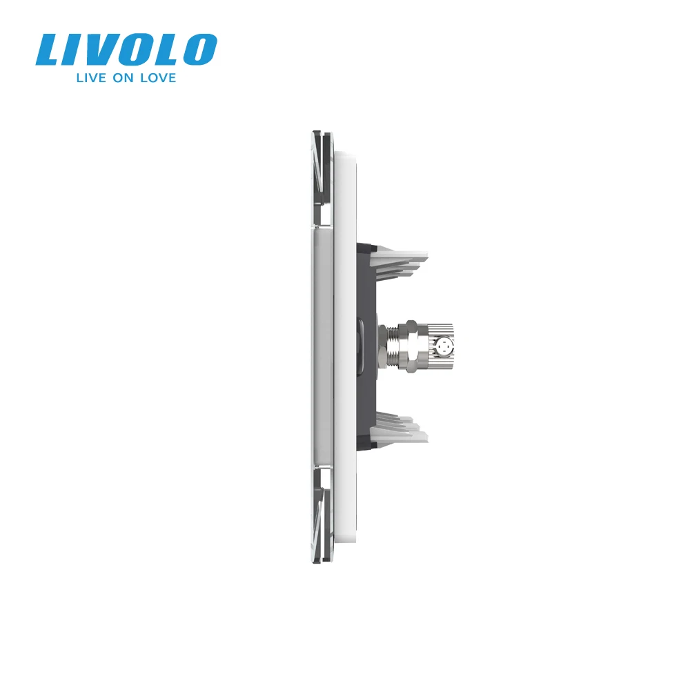 livolo auus standard one gang computer socket tel plate with whitepearl crystal glass satvtv plugssound audio socket free global shipping