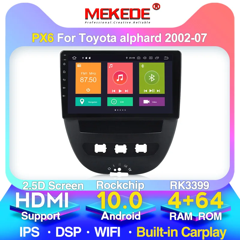 Система Android автомобильный dvd плеер IPS сенсорный экран для Peuget 107 Toyota Aygo Citroen C1 2005 2013