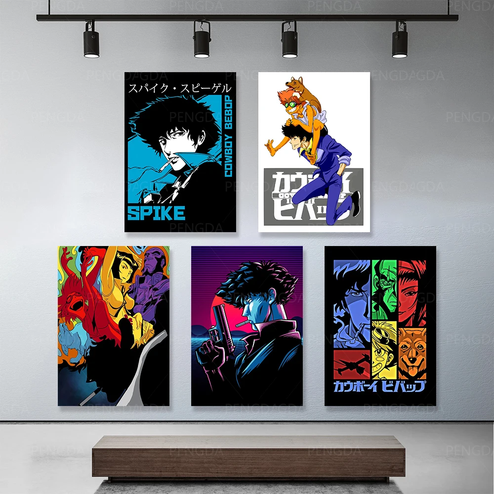 

Wall Art Canvas Prints Cowboy Bebop Posters Painting Picture Home Decor Japanese Animation Living Room Modern Artwork Modular