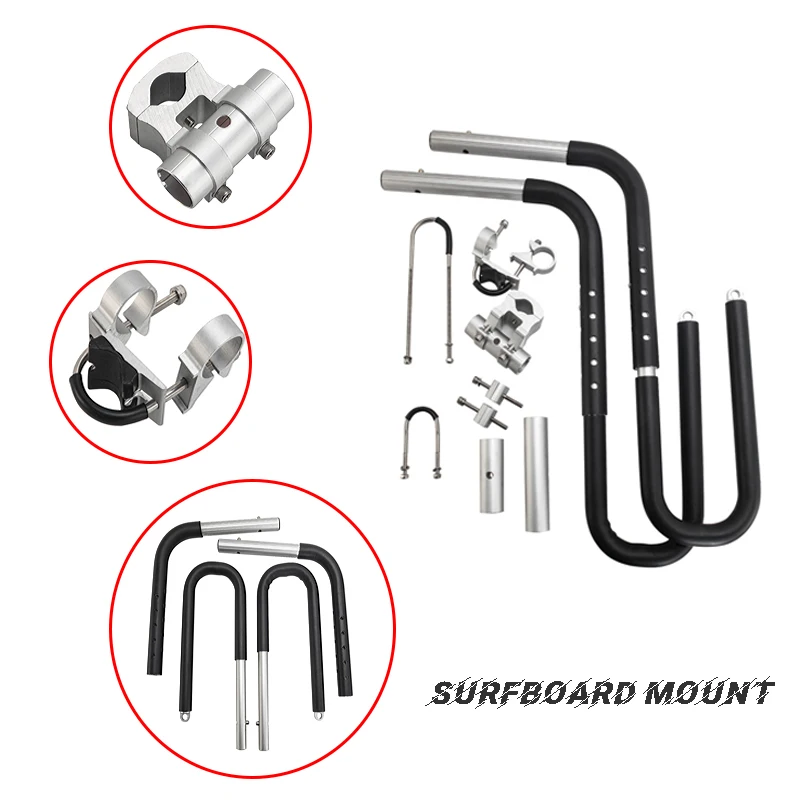 

Bicycle Surfing Carrier Surfboard Wakeboard Holder black Surfing Carrier Mount Bike Rack Mount to Seat Posts Practical Surfboard