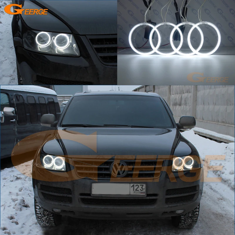 Для Volkswagen VW Touareg 7L 2003 2004 2005 2006 2007 2008 2009 2010 отличный ультра яркий комплект CCFL