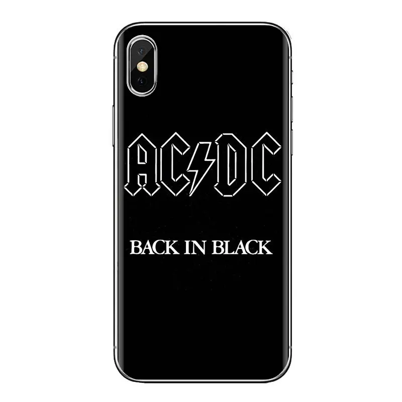 Rock Band ACDC For Huawei G7 G8 P7 P8 P9 P10 P20 P30 Lite Mini Pro P Smart Plus 2017 2018 2019 Transparent Soft Shell Cases |