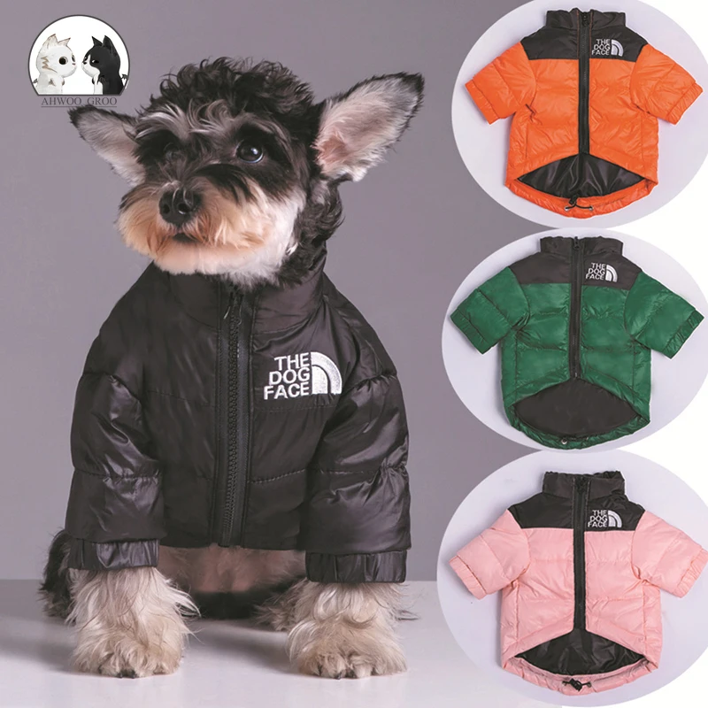 

Winter Dog Clothes Thicken Pet Down Parkas Fashion Cat Coat Jacket Warm Clothing Small Medium Large Dog Pet Supplies Accessories