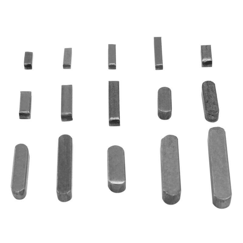 140Pcs Key Stock Assortment 10Mm X12mmx 16Mm X20mm X25mm X30mm Keystock Round Ended Feather Parallel Drive Shaft K | Обустройство