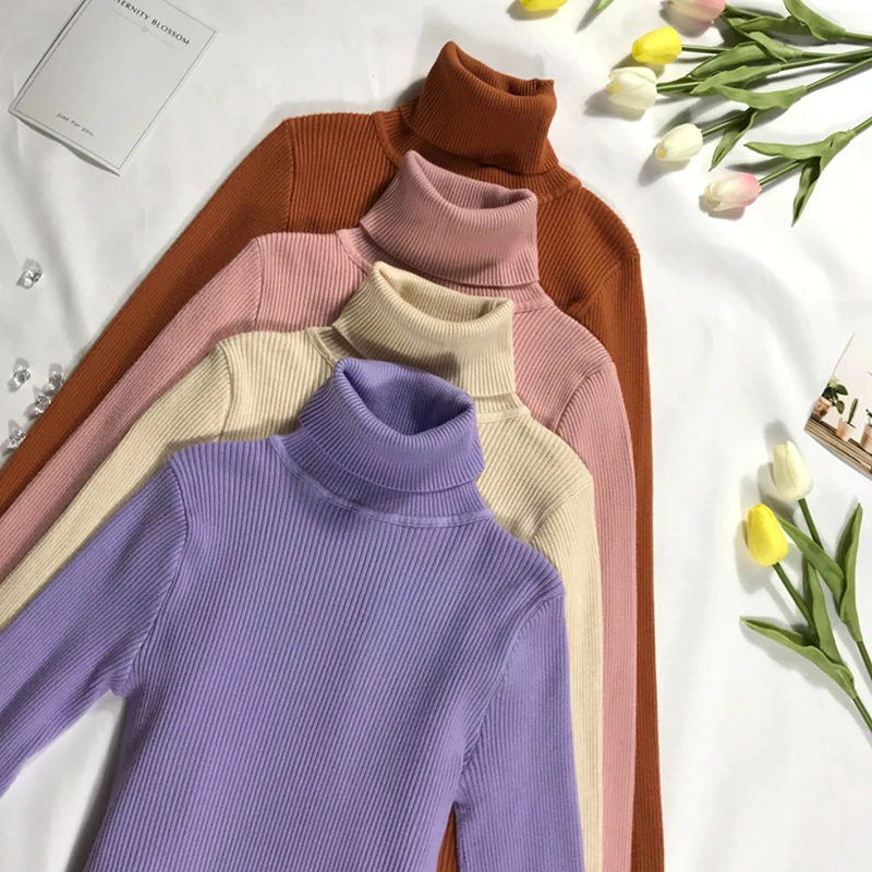 Свитер женский вязаный с длинным рукавом Осень-зима 2021 | Женская одежда