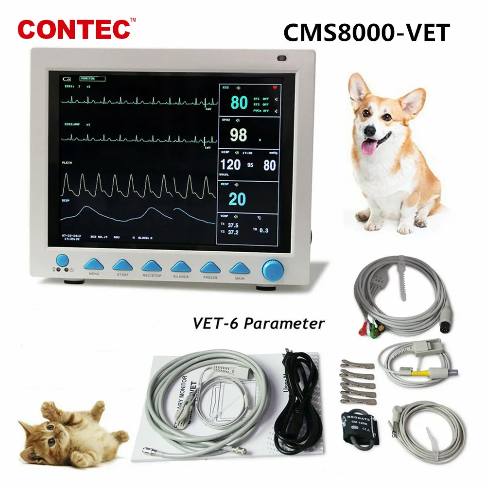 

Vet ICU Patient Monitor Veterinary Multi-Parameter animal use CMS8000VET