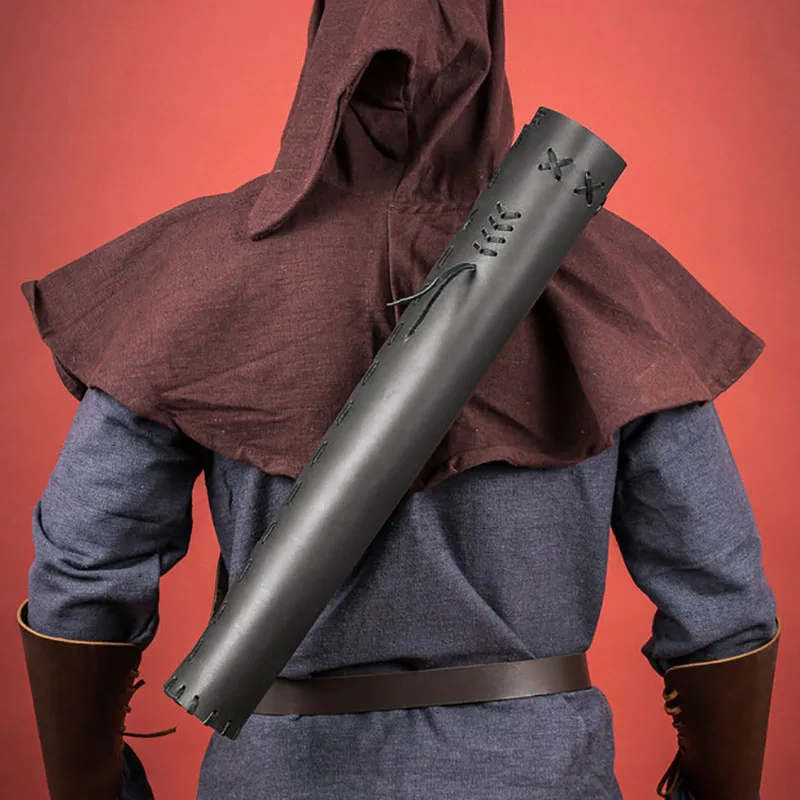 Кожаный чехол для стрельбы из лука в средневековом стиле держатель стрел