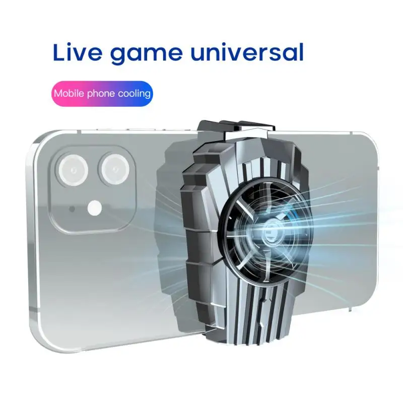 

Universal Mobile Phone USB Game Cooler System Cooling Fan Gamepad Holder Stand Radiator For Iphone Xiaomi Huawei Samsung Phone