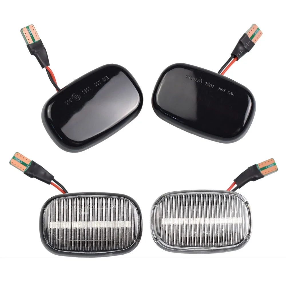 2pcs Dynamic Led Side Marker Flowing Turn Signal Light Panel Lamp for Toyota Corolla E10/E11/E12 Yaris Verso Hilux Surf N21 RX | Автомобили