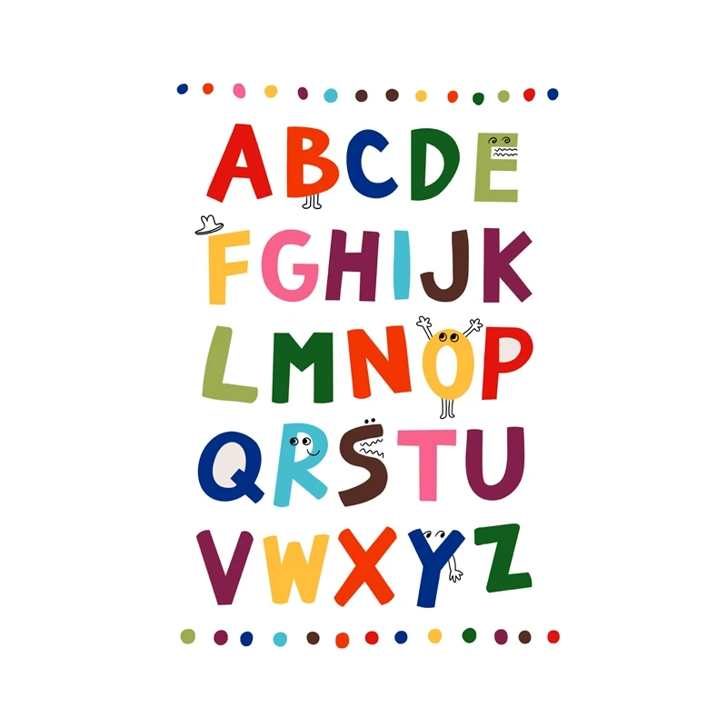 

26 English Color Alphabet Floor Mats Game Carpet Floor Mats Non-Slip Crawling Mat Home Decoration
