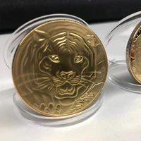 year of tiger commemorative coin collection chinese zodiac tiger year coins 2022 coins collectibles