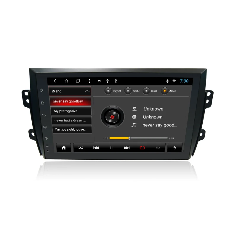 YAZH 2 din Стерео gps навигация для Suzuki SX4 2009 2010 2011 2012 2013 Мультимедиа Радио с Android 8 ядро