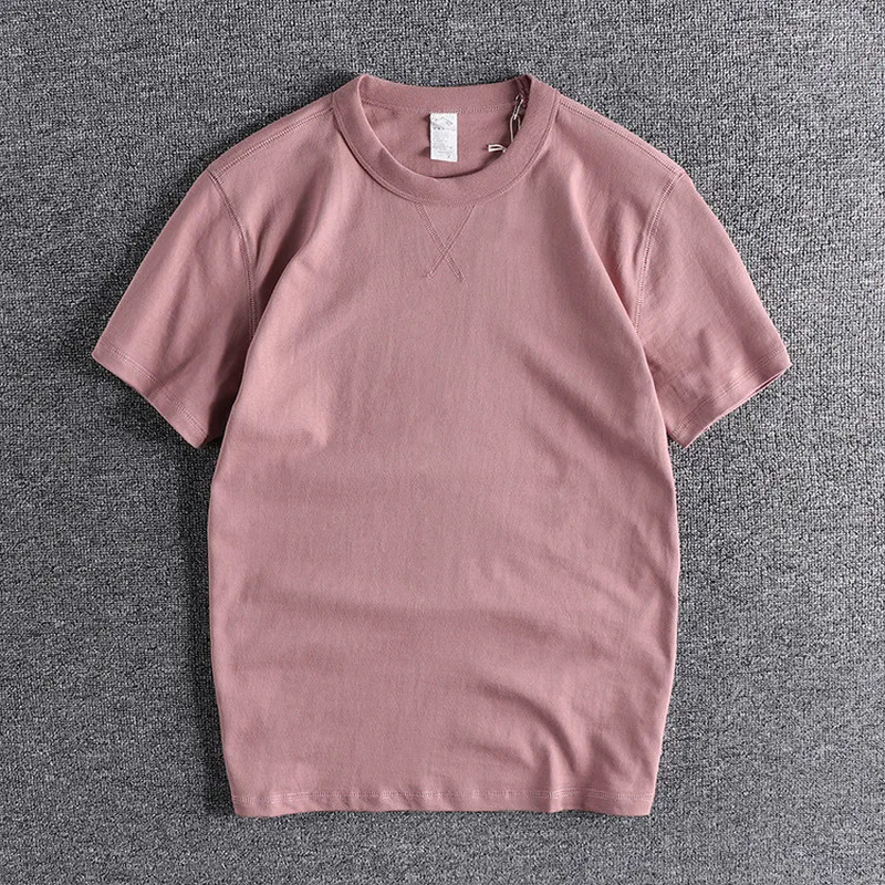 

men's pure cotton bottoming shirt Japanese retro trend men's short-sleeved T-shirt gothic men clothing