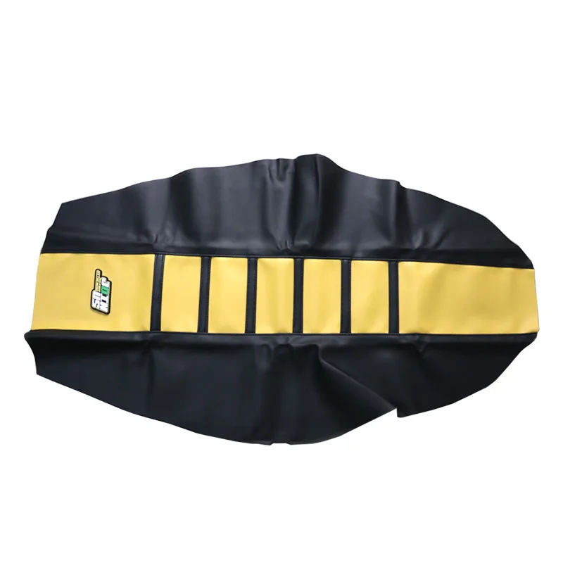 7 цветов Pro ребристый захват Мягкая Кожаная подушка для сиденья чехол седла Suzuki