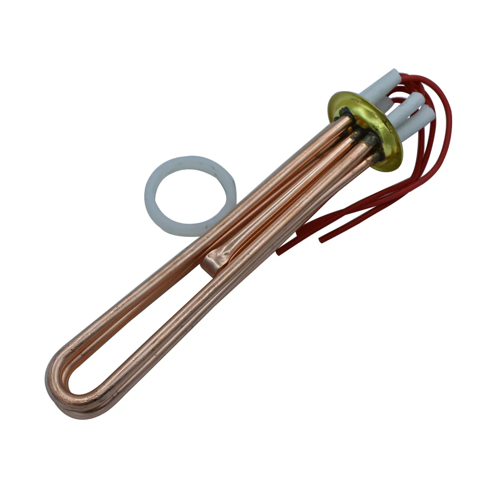 Трубчатый нагревательный элемент для воды диаметр фланца 63 мм 380 В 6 кВт/9 кВт/12 кВт