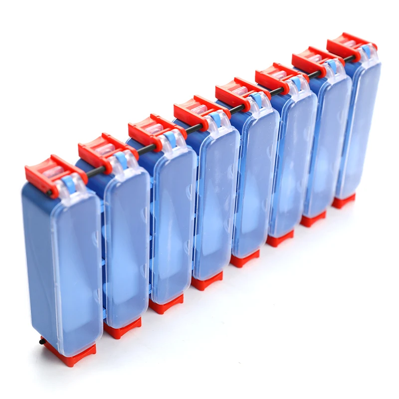 

Double Sided Fishing Tackle Gear Case Fishing Organizing Box With Separate Compartments Waterproof