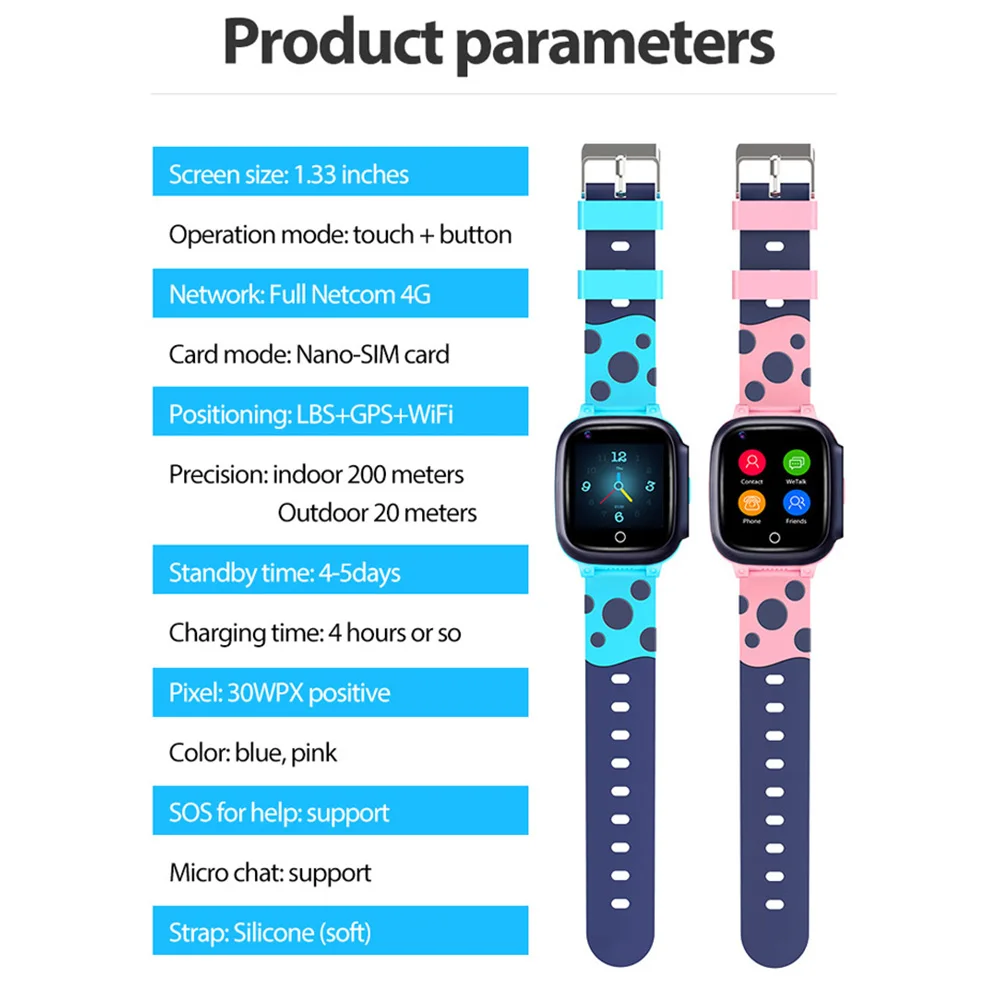 

Y95 Child Smart Watch Phone GPS Waterproof Kids Smart Watch 4G Wifi Antil-Lost SIM Location Tracker Smartwatch HD Video Call