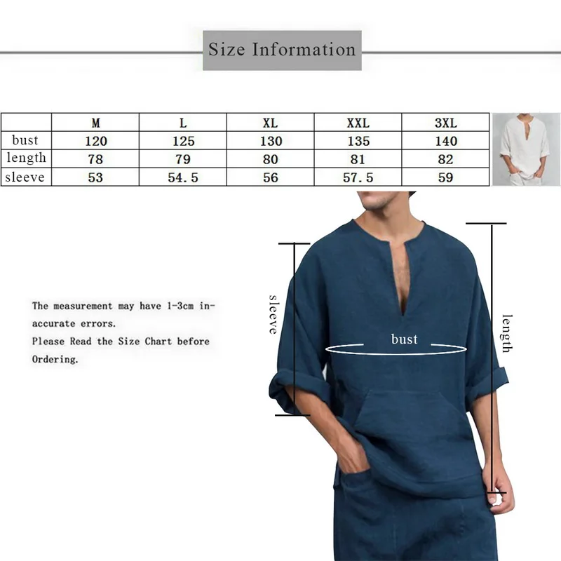 

Vogue Nice Spring Long Sleeves Cotton Linen T-shirt Cotton Men High Quality VogueTops Chinese Style Harajuku Tee Tops