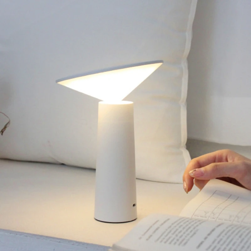 Contact Switch LED Desk Lamp Eye Protection Reading Dimmable Led Table Night Light Bedside | Освещение