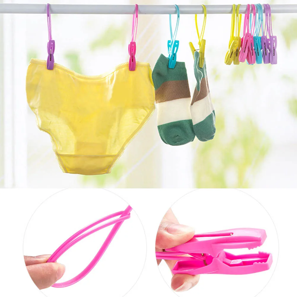 Детские заколки-клипсы веревка для белья вешалка с зажимом | Дом и сад