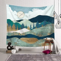 tapestry ins nordic decoration hanging cloth mural background retro forest mountain shaped bedside bedroom wall %d0%b4%d0%b5%d0%ba%d0%be%d1%80 %d0%bd%d0%b0 %d1%81%d1%82%d0%b5%d0%bd%d1%83