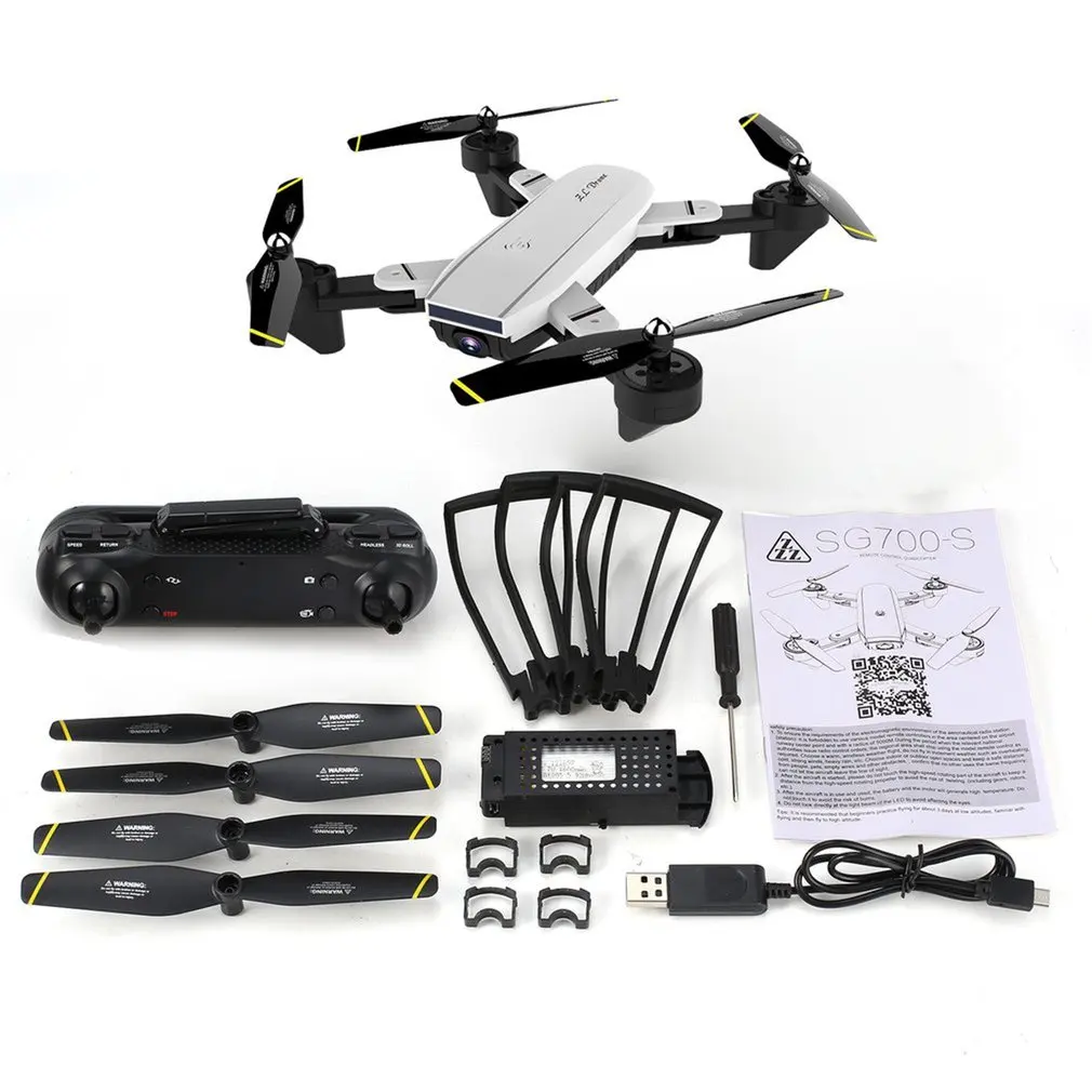 SG700 SG700-D SG700-S Drone 1600 мАч с Камера 4K HD Камера Дрон profissional Дрон Квадрокоптер игрушка-вертолет - Цвет: SG700-D white 1B