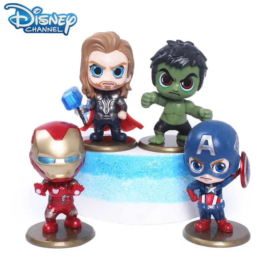 Disney оригинальные Marvel фигурку Железный человек модель Тора Халка фигурка
