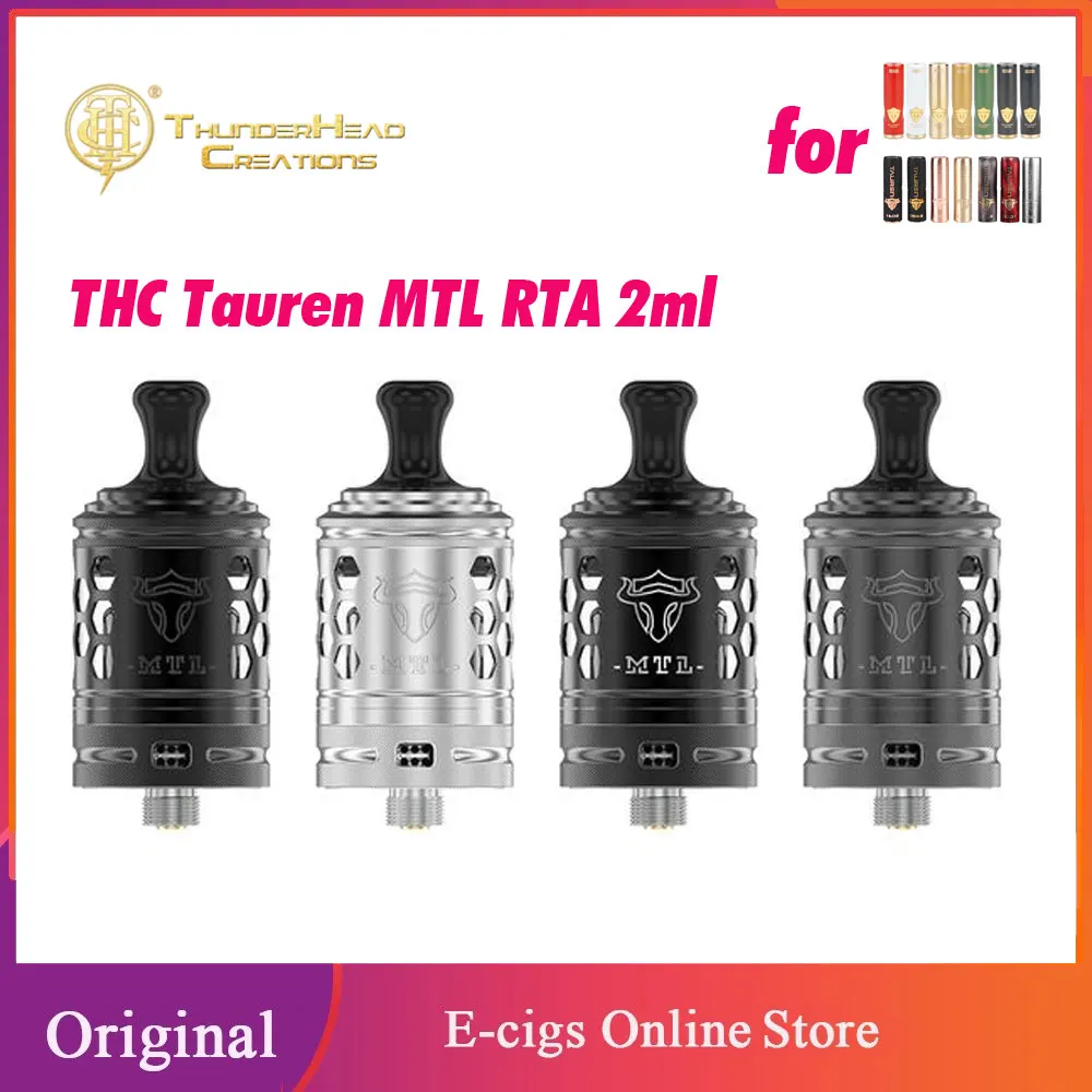 Предварительная продажа Оригинальный THC Tauren MTL RTA с емкостью 2 мл для Max Mech MOD / MTL/RDL