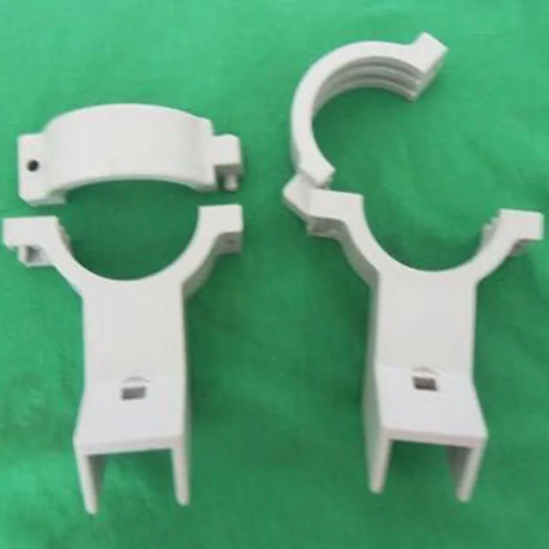 

2 pcs High-frequency head clamp household pass KU bracket white clinker thickened