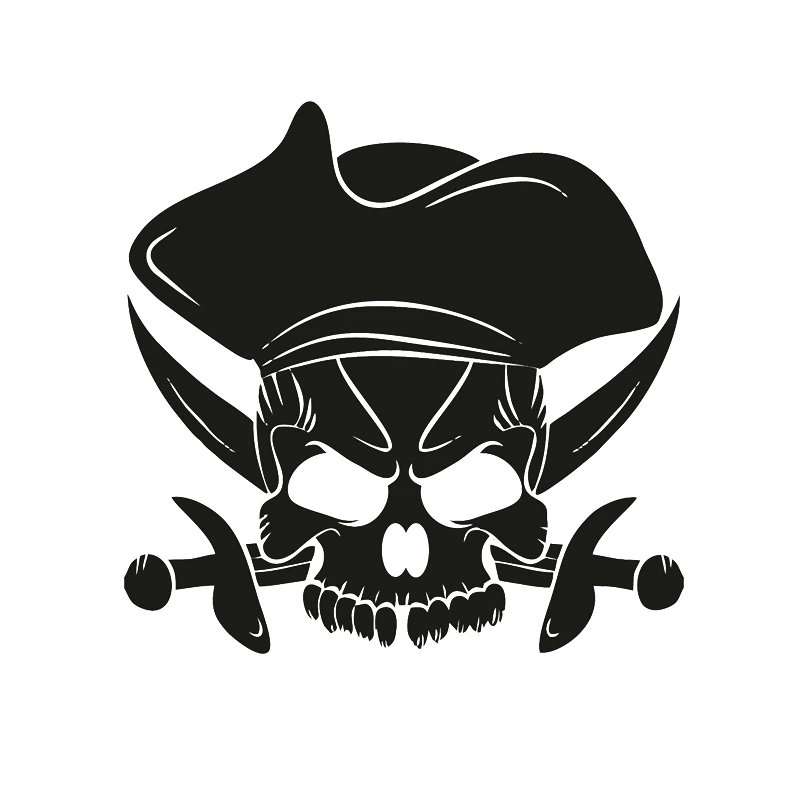 

17*16,8 см пиратский череп Автомобильная наклейка на крышку автомобиля виниловые графические наклейки дрейф JDM автомобильные наклейки s и заба...