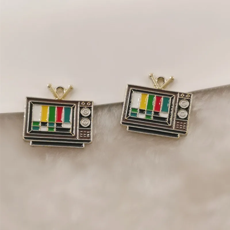 10 шт. эмаль подвеска в форме камеры фонограф ТВ лента Классический