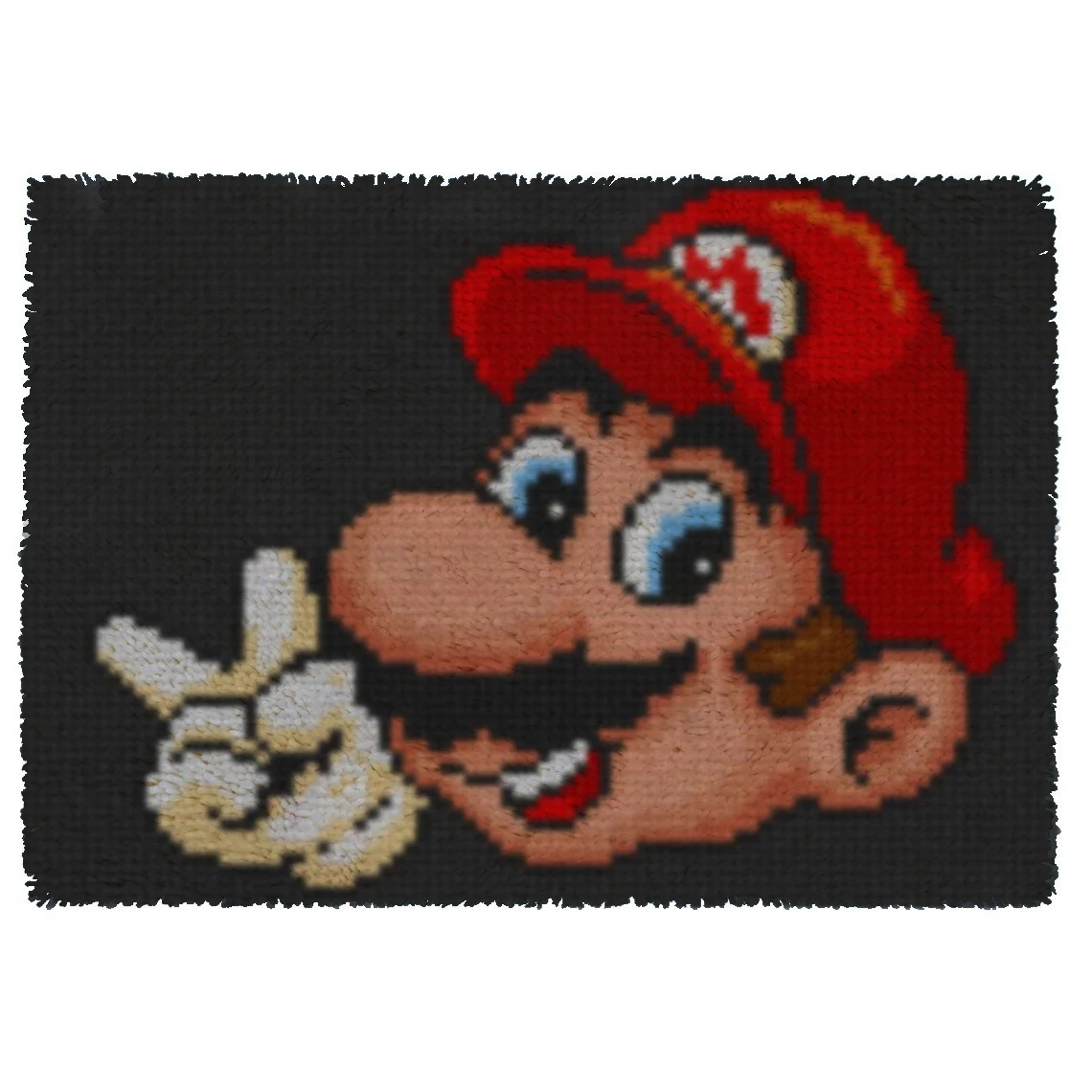 

Cartoon Character Pattern Latch Hook Rug Baby Play Mat Soft Crawling Rugs American Style Kids Room Decoration Floor Carpet