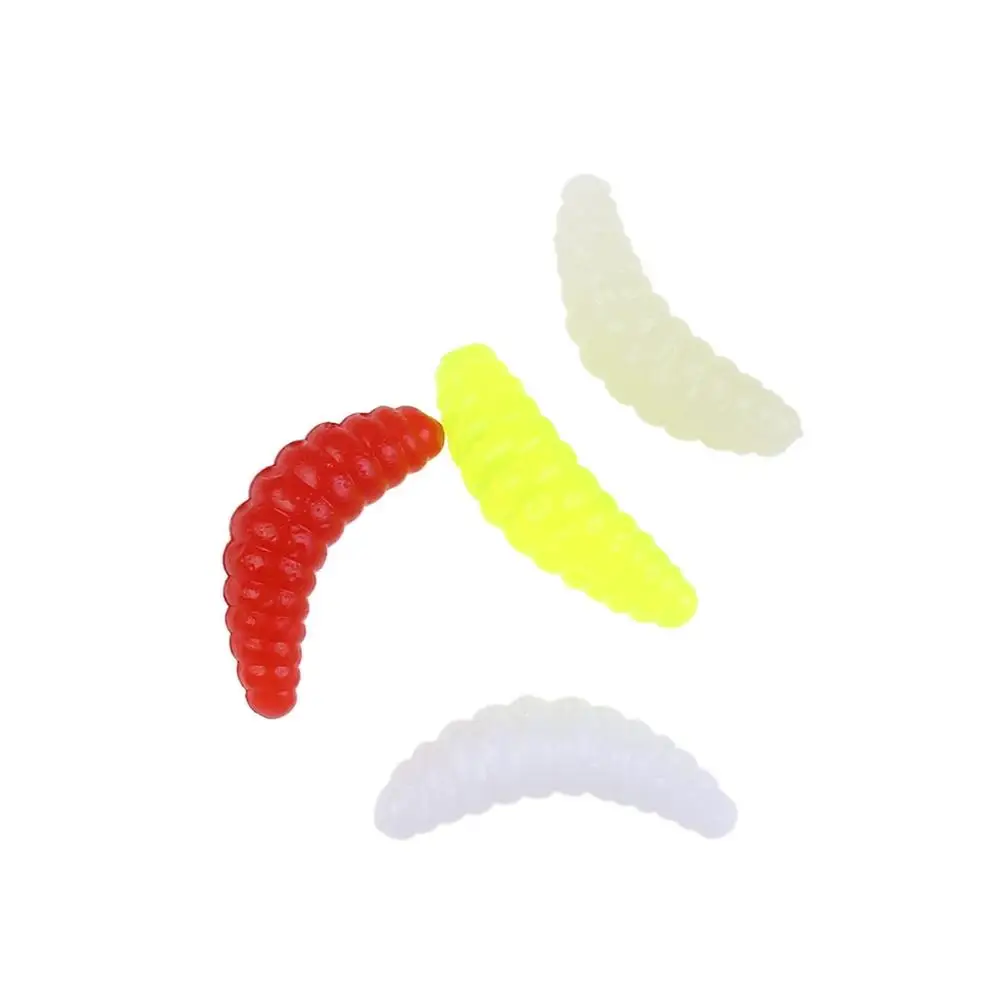 100 шт./лот пчелиная куколка добавляющая соль Мягкая приманка для рыбалки 2 см.