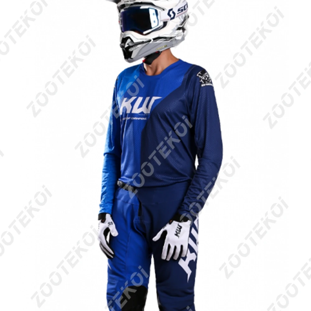 

Kw Race Wear New Men's Motocross Clothing Desert Offroad Endurance Race T-shirt Breathable And Comfortable Racing Mx Sweatshirt