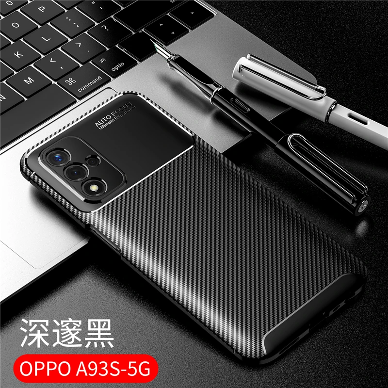 for oppo a93s case rubber silicone funda silm carbon coque protective soft phone case for oppo a93s cover for oppo a93s case free global shipping