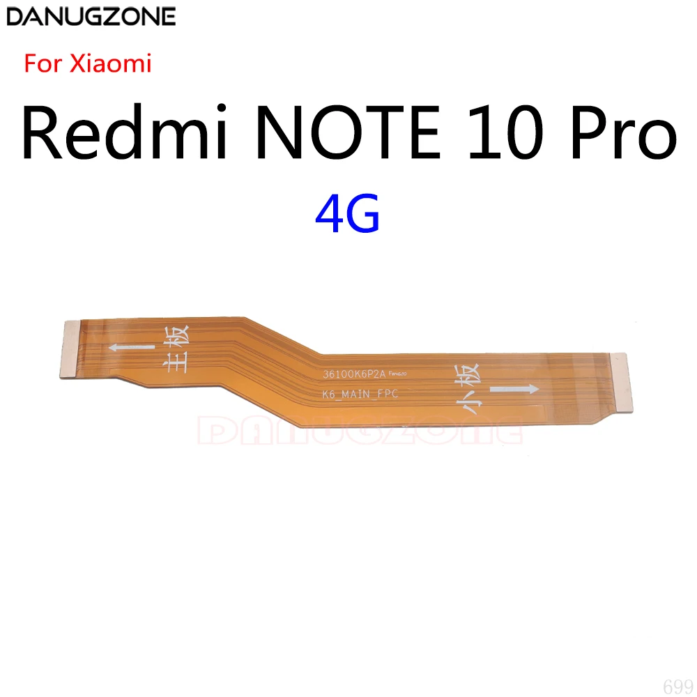 

10 шт./лот для Xiaomi Redmi NOTE 10 Pro 4G 5G ЖК-дисплей материнская плата подключение кабеля материнская плата гибкий кабель