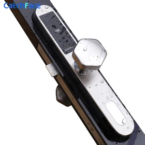 Умный домашний водонепроницаемый электронный цифровой дверной замок, БЕСКЛЮЧЕВОЙ умный дверной замок со скользящим кодом для алюминиевой стеклянной двери с 3585 мертвыми