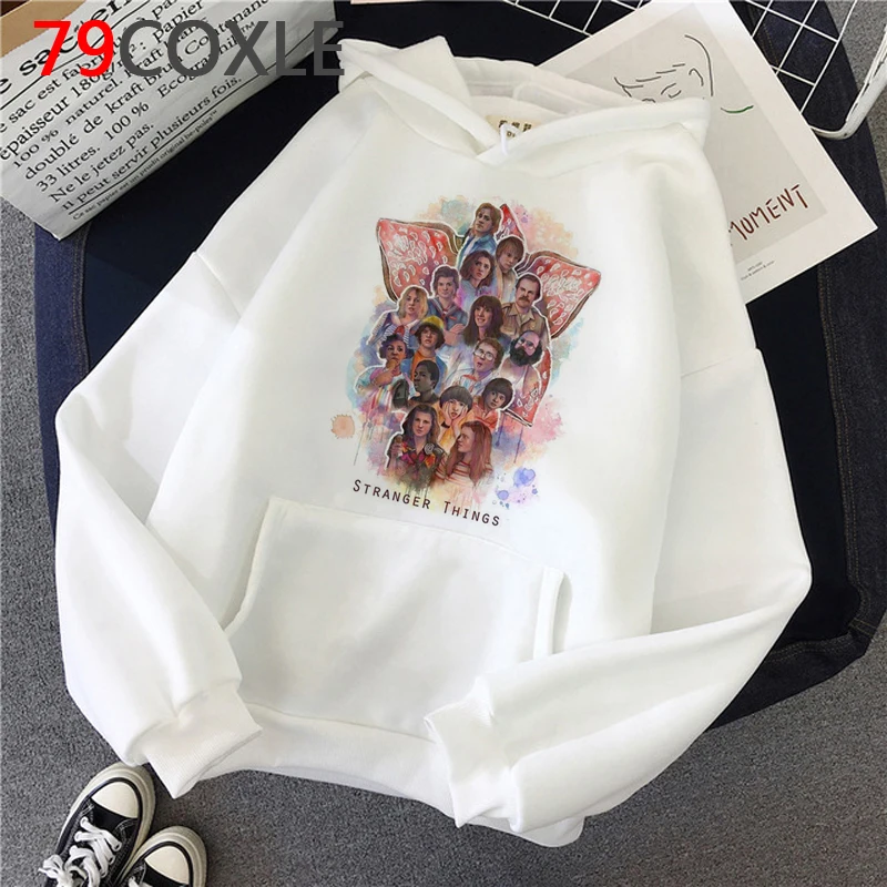 

Stranger Things hoodies women Ulzzang printed female clothing hoody printed