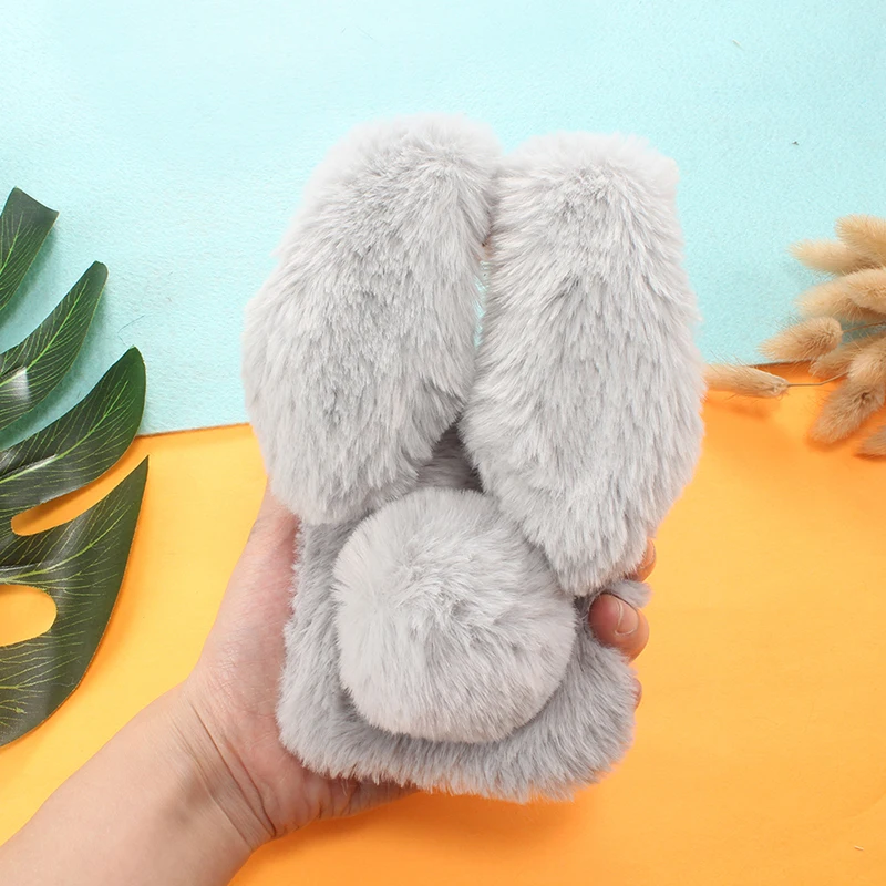 DIY мягкий горячий ручной кролик красивый стильный защитный чехол для телефона